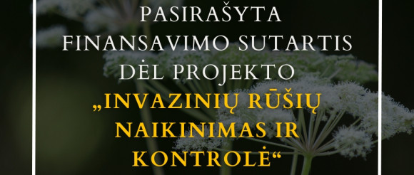 Pasirašytos finansavimo sutartys invazinių rūšių naikinimui Telšių rajone