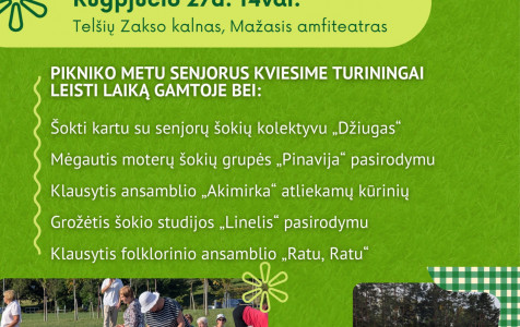 SENJORO organizacija jau ketvirtus metus iš eilės kviečia senjorus į tradicija tapusius „Senjorų...