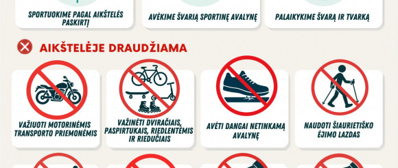 Sporto aikštelė – mūsų visų. Saugokime ją kartu!