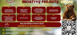 Dalyvaujamasis biudžetas: balsavimas jau prasidėjo!