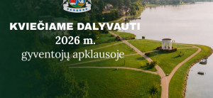 Kviečiame dalyvauti 2026 m. Telšių rajono savivaldybės gyventojų apklausoje