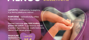 Purpurinis mėnuo: kvietimas palaikyti neišnešiotus naujagimius ir jų šeimas