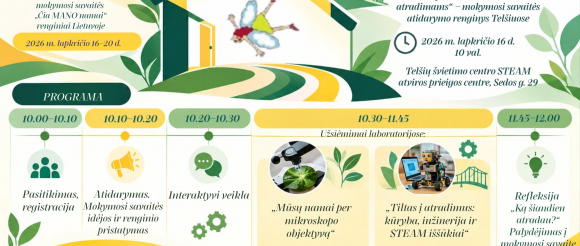 Kviečiame į Suaugusiųjų mokymosi savaitę „Čia MANO namai“ Telšių rajone